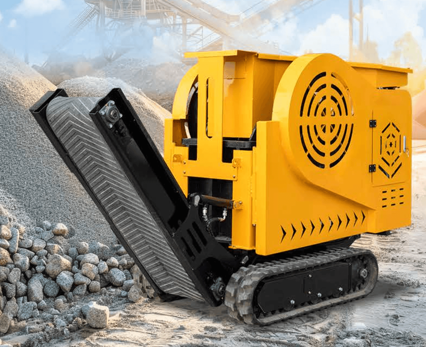 Crawler mobile crusher